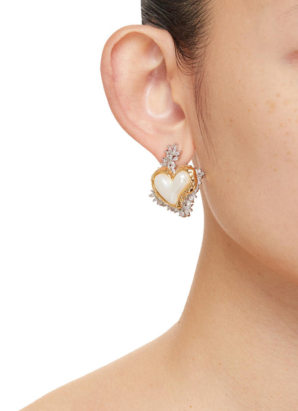 Topshop on sale heart earrings